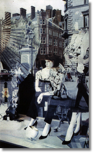 Shop 1
pencil crayon on paper